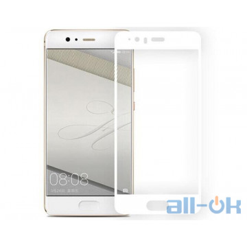 Захисне скло для Huawei P10 з рамкою 3D White