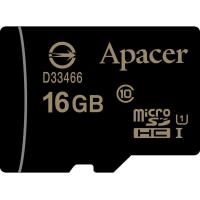 Карта пам'яті Apacer 16 GB microSDHC Class 10 UHS-I + SD adapter AP16GMCSH10U1-R