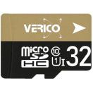 Карта памяти Verico MicroSDHC 32GB Class 10 + SD Adapter