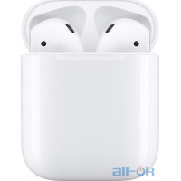 Навушники TWS ("повністю бездротові") Apple AirPods 2Gen with Charging Case (MV7N2)