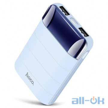Зовнішній акумулятор (Power Bank) Hoco B29 10000 mAh blue