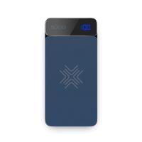 ROCK QI Wireless Charger Power Bank 8000mah with Digital Display blue