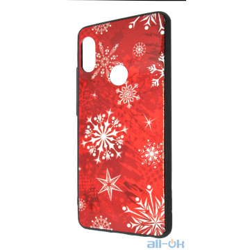 Чохол Silicon Christmas Case для Xiaomi Redmi Note 5 Snowflake