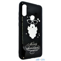 Чохол Silicon Christmas Case для Xiaomi Redmi Note 6 Pro Santa Claus