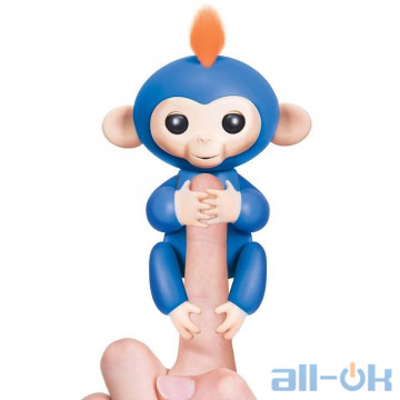 Інтерактивна іграшка WowWee Fingerlings Обезьянка Амелия голубая (W3760/3761)