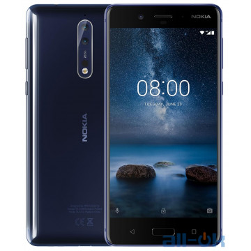 Nokia 8 Dual SIM Matte Blue