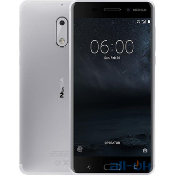 Nokia 6 Dual SIM 64GB Silver