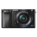 Бездзеркальний фотоаппарат Sony Alpha A6000 kit (16-50mm) Black Global Version — інтернет магазин All-Ok. фото 1