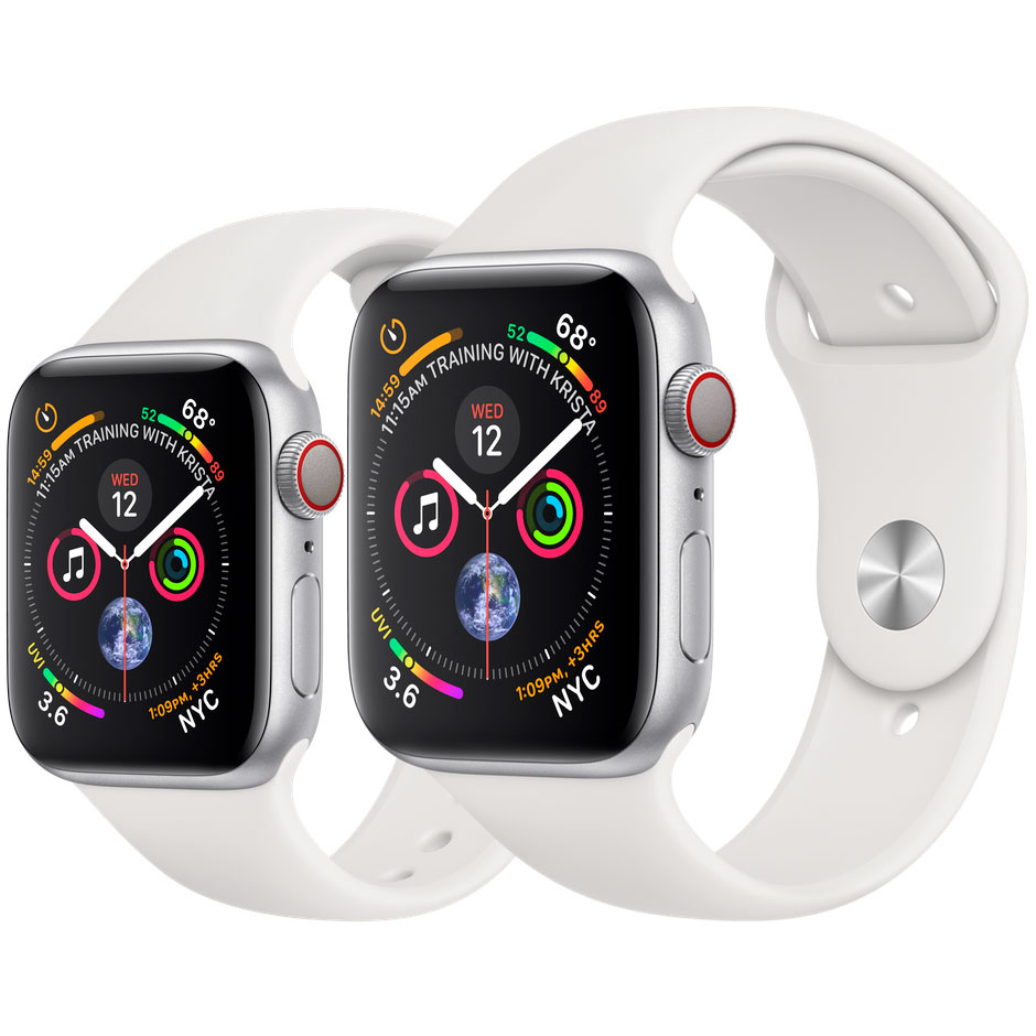 apple watch series 4 40mm gold aluminum case with pink sand sport band mu682